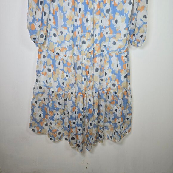 Joie Women's Floral Tiered Printed Tiered Maxi Dress, Sz XL, NWT, MSRP $268 - Picture 8 of 11